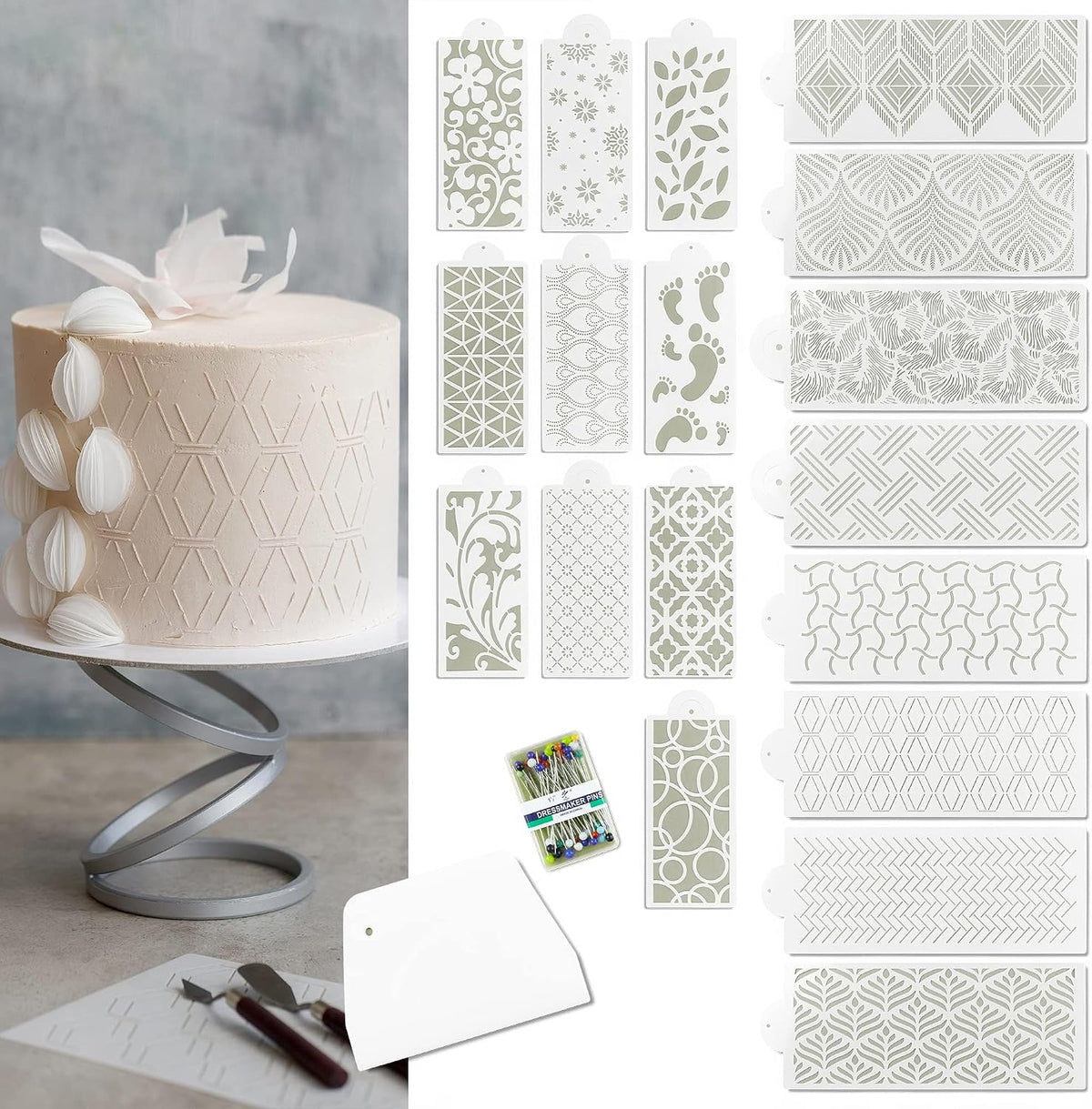 Cake Stencils - Cookie Stencils for Royal Icing