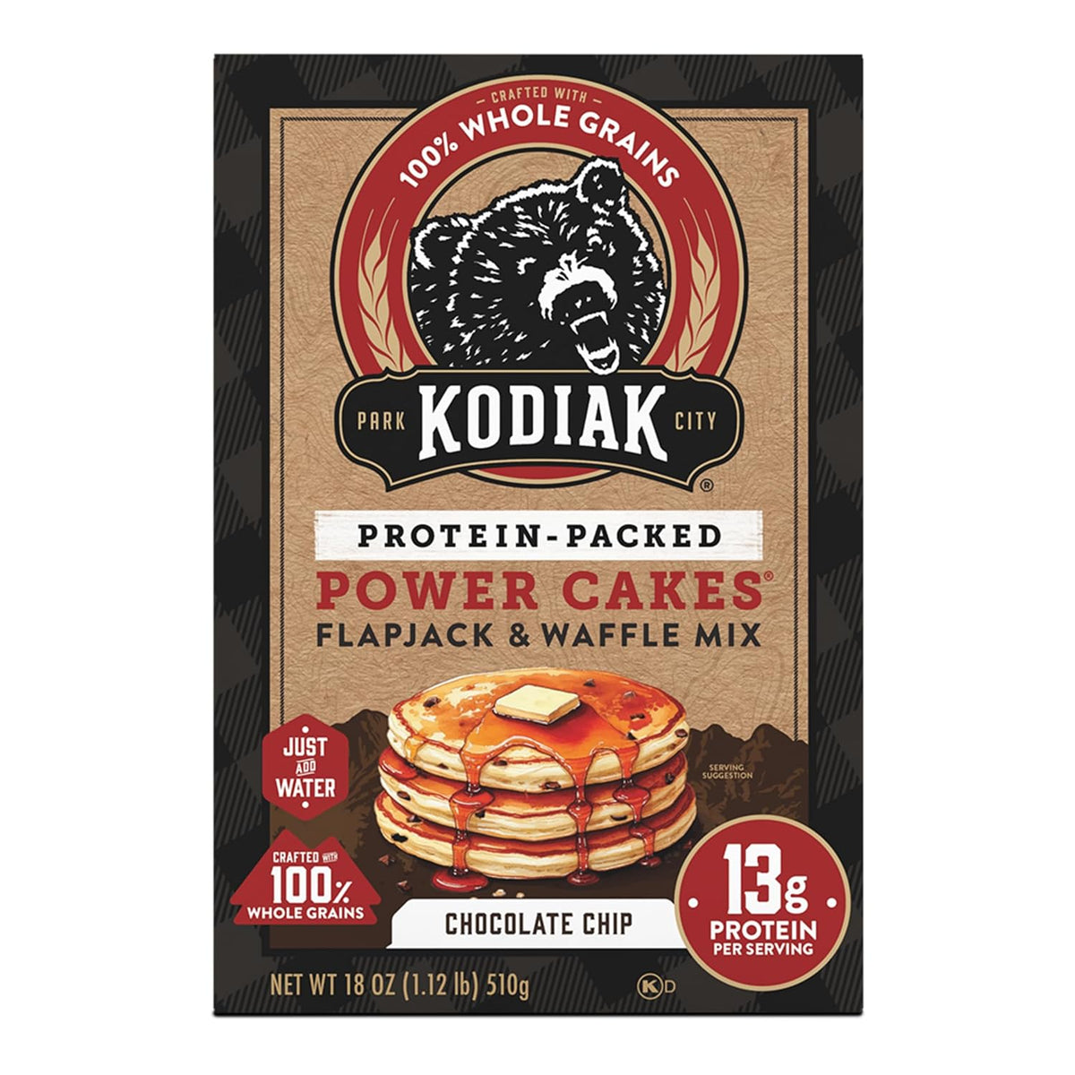 Kodiak Power Cakes Chocolate Chip Pancake & Waffle Mix