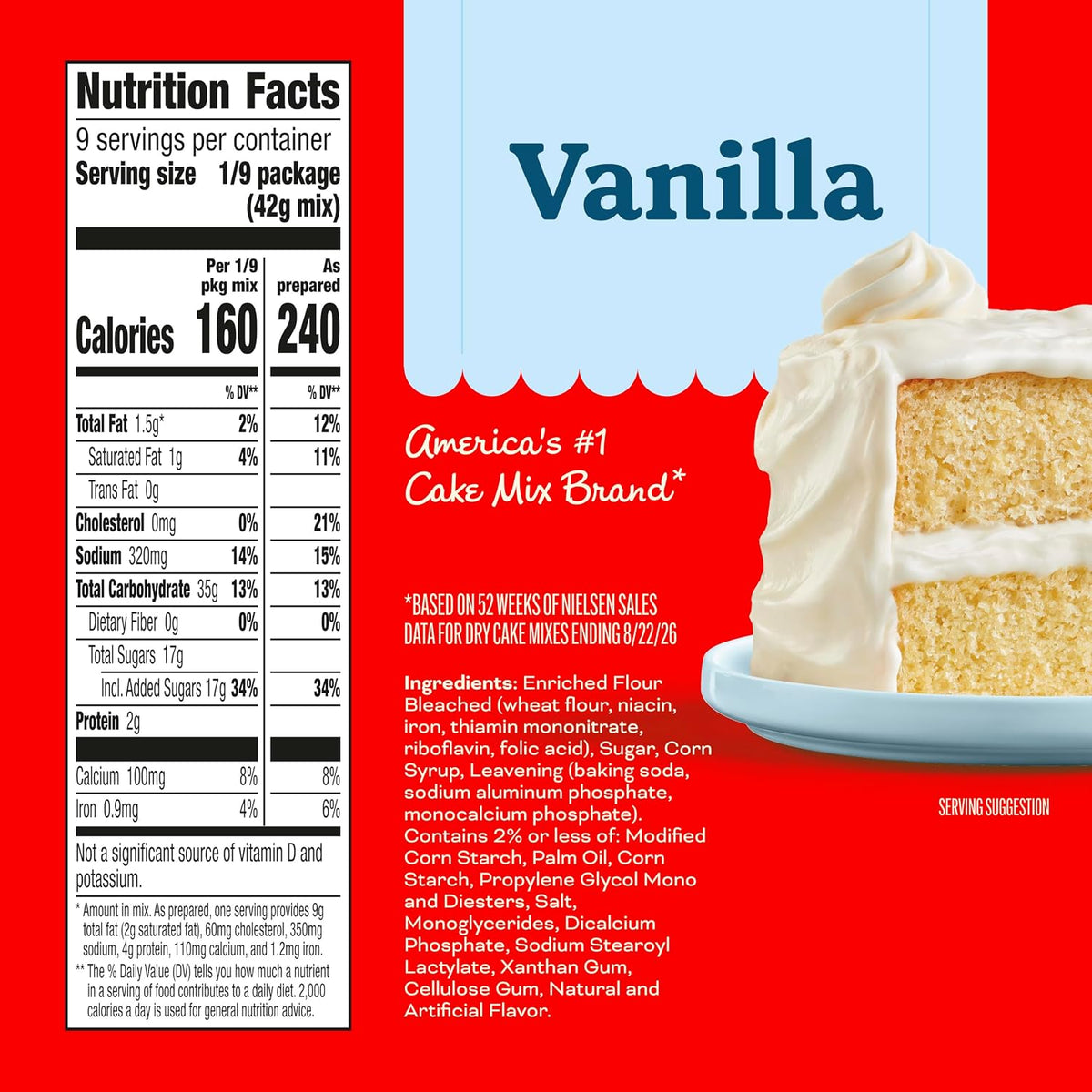 Betty Crocker Favorites Super Moist Vanilla Flavored Cake Mix