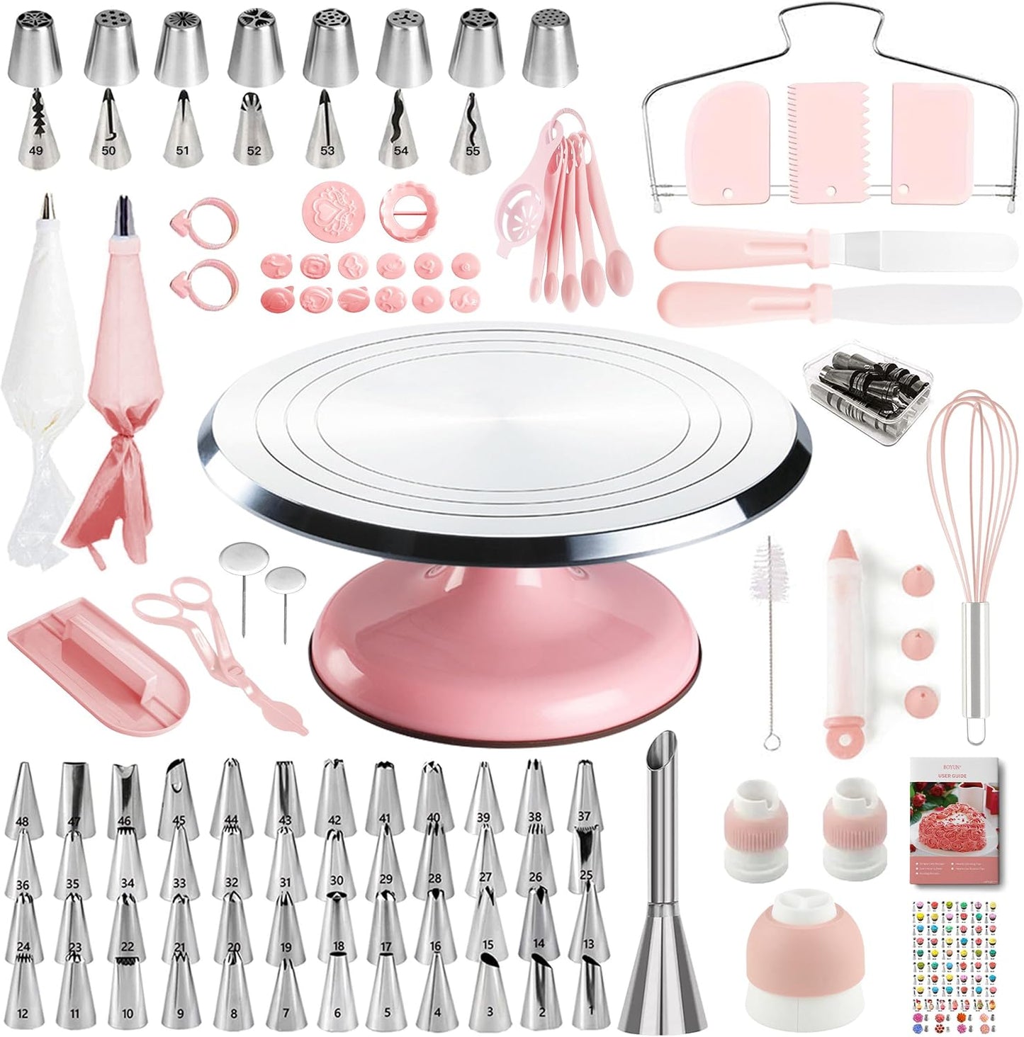 Cake Decorating Supplies Kit Set of 138pcs
