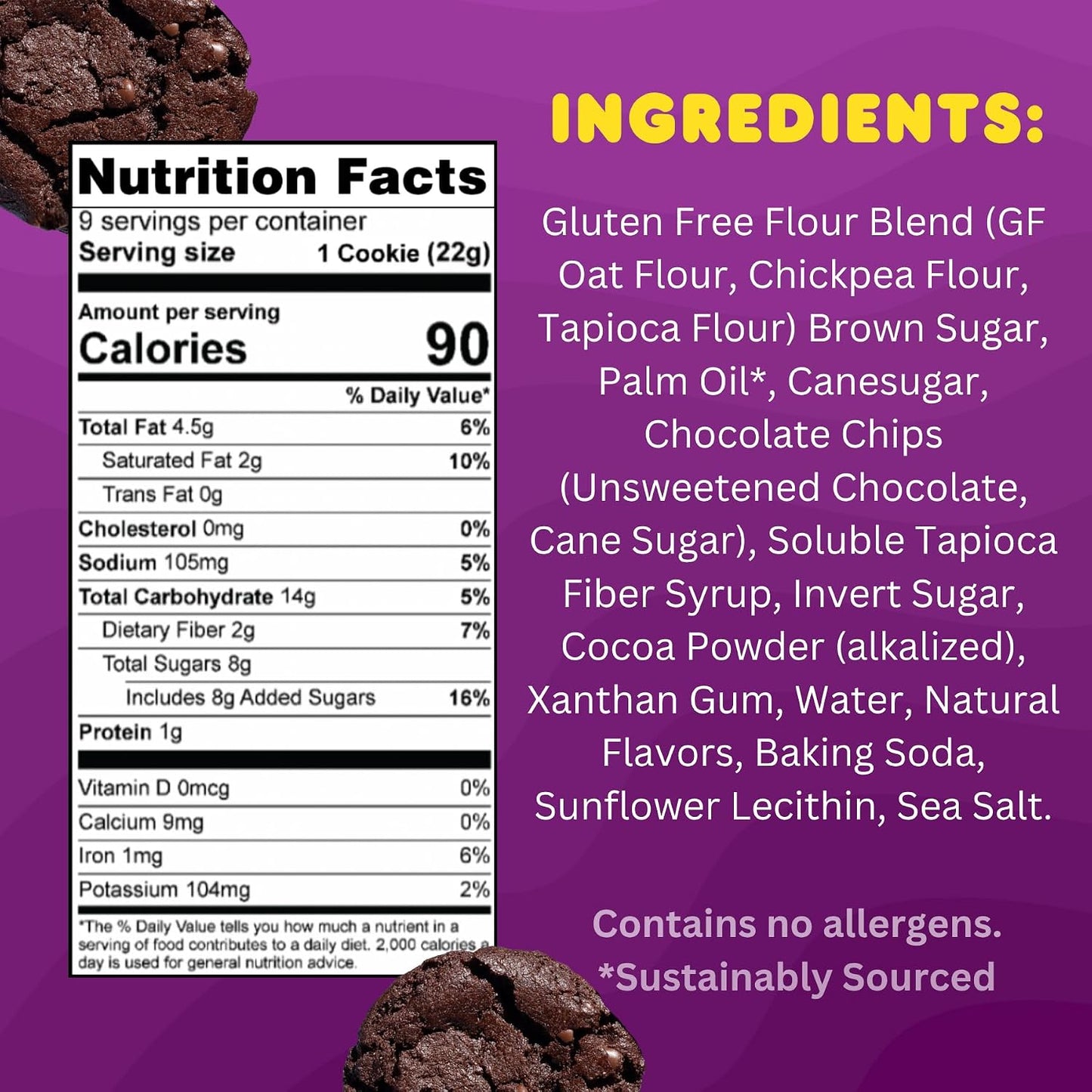 Whoa Dough Ready to Bake Cookie Dough Brownie Batter – Certified Non-GMO, Kosher, Gluten Free – Plant-Based Snack Dough Made with Real Ingredients – 12 Pack
