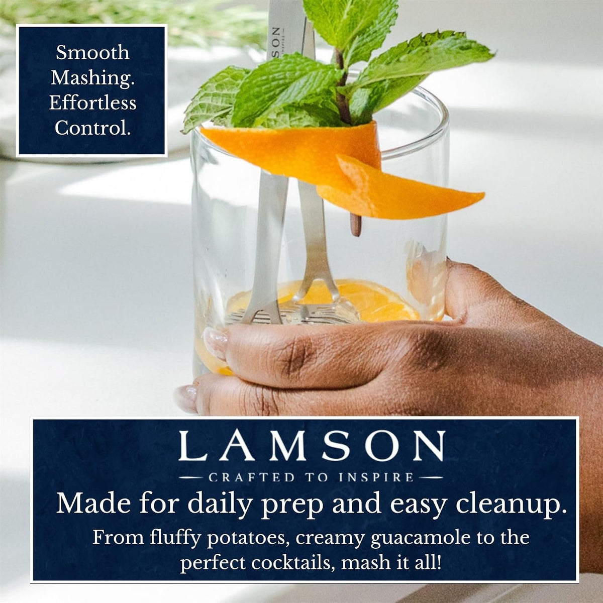 Lamson Mini Masher (Walnut Handle)