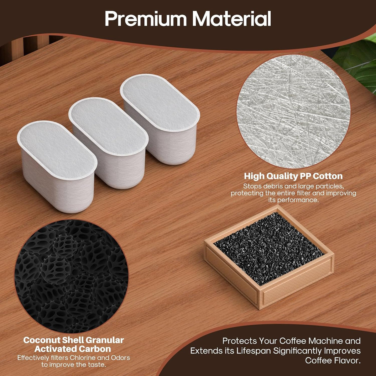 ICEPURE Coffee Machine Water Filter Replacement for Breville BWF100, BES980XL, BES920XL, BES870XL, Barista Espresso Machines, Ion Exchange Resin, Reduces Heavy Metals &amp; Improves Coffee Taste, 24PACK