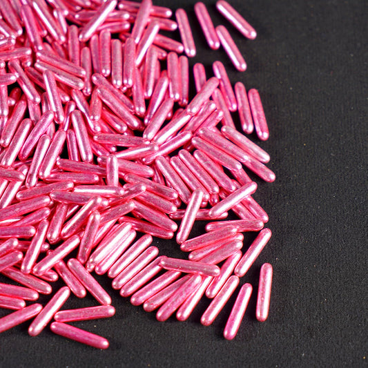 Rose Gold Sprinkles, Metallic Rods Sugar, Sprinkles For Cake Decorating, Baking, Cupcakes Decorating, Cake Toppers, Holiday,