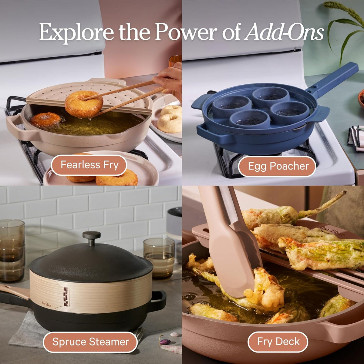 Our Place Always Pan 2.0-10.5” (2.6 Qt) Nonstick, Toxin-Free Ceramic Cookware | Patented 10-in-1 Aluminum Frying & Sauté Pan | Safe for Oven, Induction & All Cooktops up to 450°F | Char