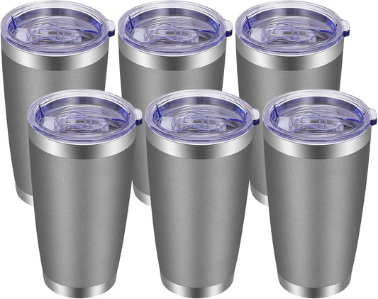 VEGOND 20oz Tumbler with Lid and Straw Stainless Steel Tumbler Cup Bulk Vacuum Insulated Double Wall Travel Coffee Mug