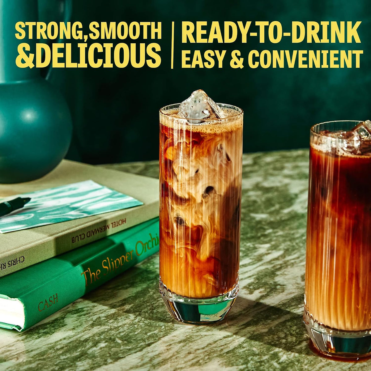 Wandering Bear Extra Strong Organic Cold Brew - Straight Black, 32 oz