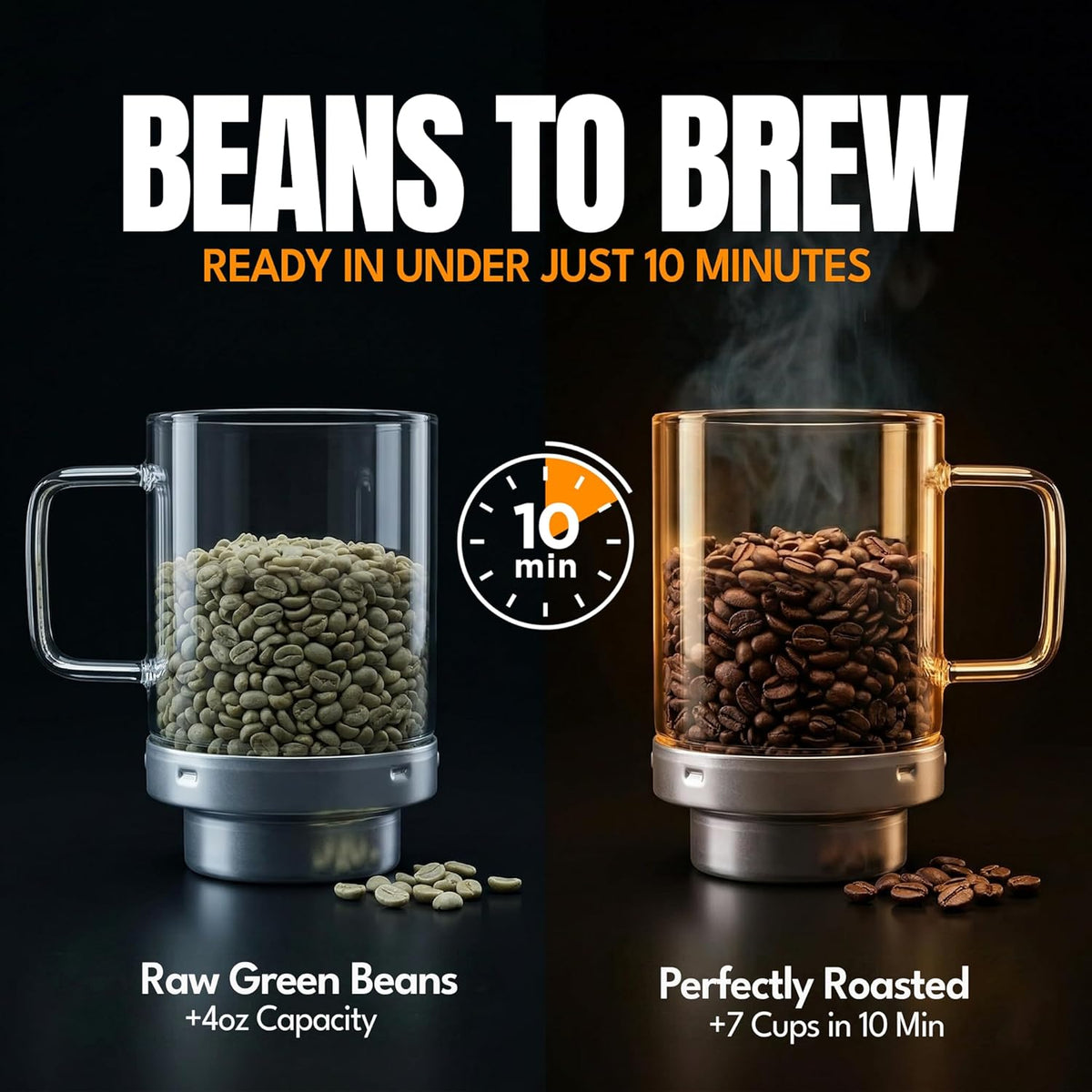 SR540 Automatic Coffee Bean Roaster | Roast Coffee At Home | Variable Heat Settings | Convection Fan Control | Digital Status Display | Speed Roasting System | The Freshest Roast On Earth
