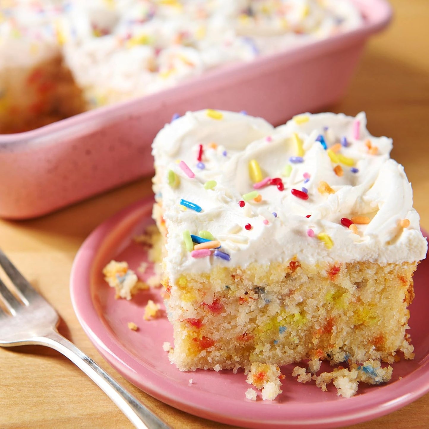 XO Baking Co. Gluten Free Confetti Cupcake &amp; Cake Mix - Includes Sprinkles Without Artificial Dyes; Non-GMO; Rice Free; Peanut Free; No Preservatives, Artificial Flavors or Colors, 10oz
