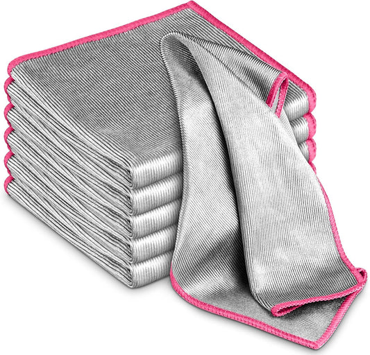 Airlab Glass Polishing Cloth Streak Free Miracle Microfiber Cleaning Cloth Lint Free Cleaning Rags for Glasses Kitchen Dish