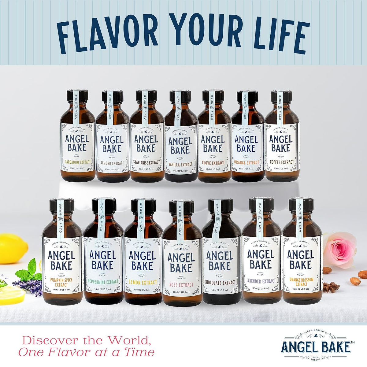 Angel Bake Pure Coffee Extract, Cold Brewed, 2 oz | Water soluble, food safe culinary flavoring for baking, desserts, rubs, ice cream and drinks; vegan, gluten free