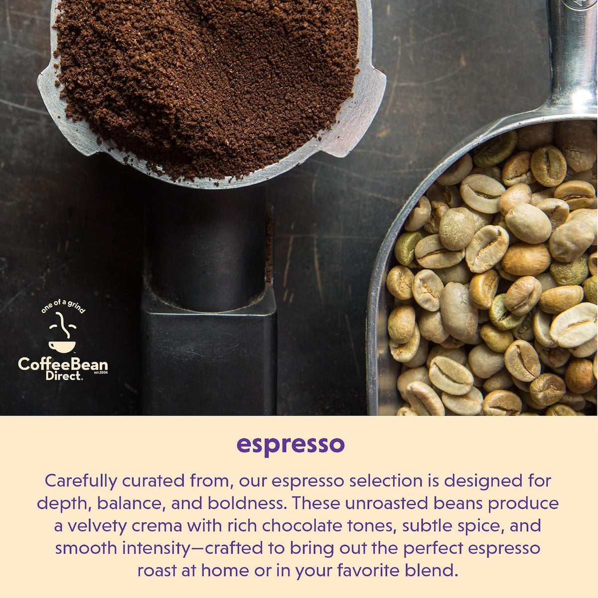 Coffee Bean Direct Unroasted French/Italian Espresso Blend, 5lb Bag | Raw Coffee Beans for Home Roasting