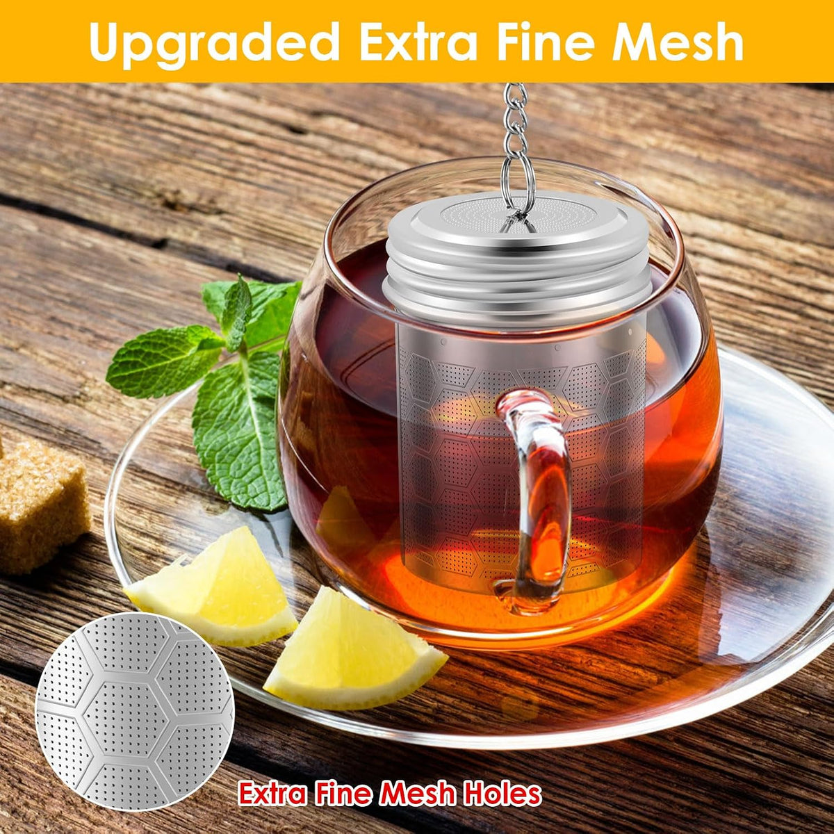 4 Pack Tea Infuser for Loose Leaf Tea