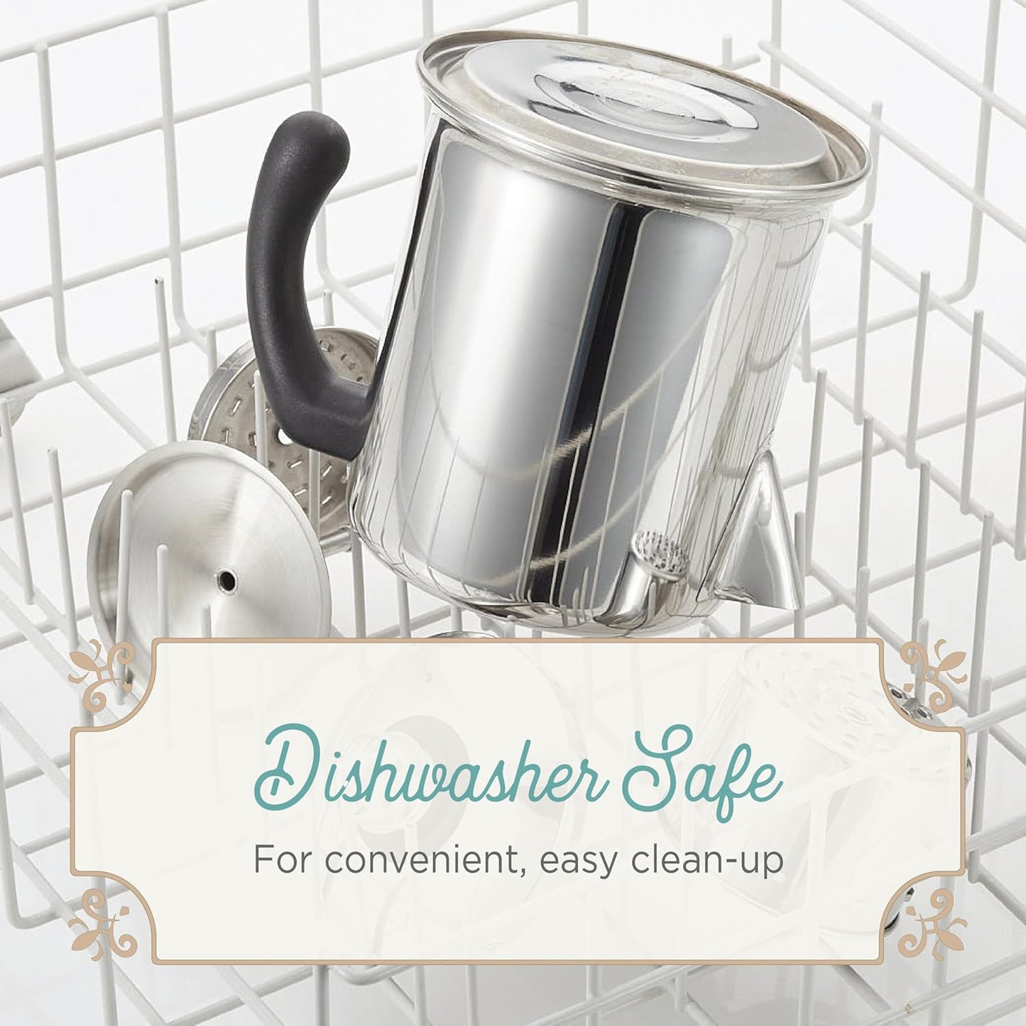 Farberware 47053 Classic Stainless Steel Yosemite 12-Cup Coffee Percolator, 12 Cup Coffee Maker, Silver
