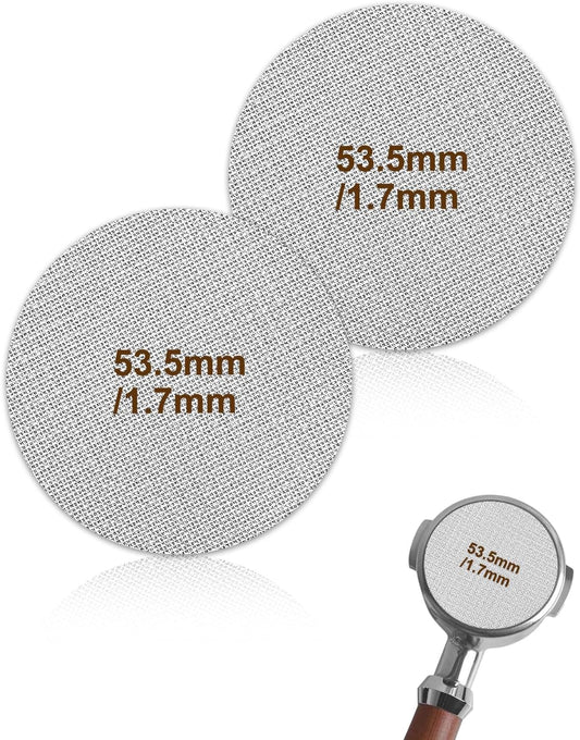 PROKICHEN 53.5mm Puck Screen, Espresso Filter Screen 316 Stainless Steel