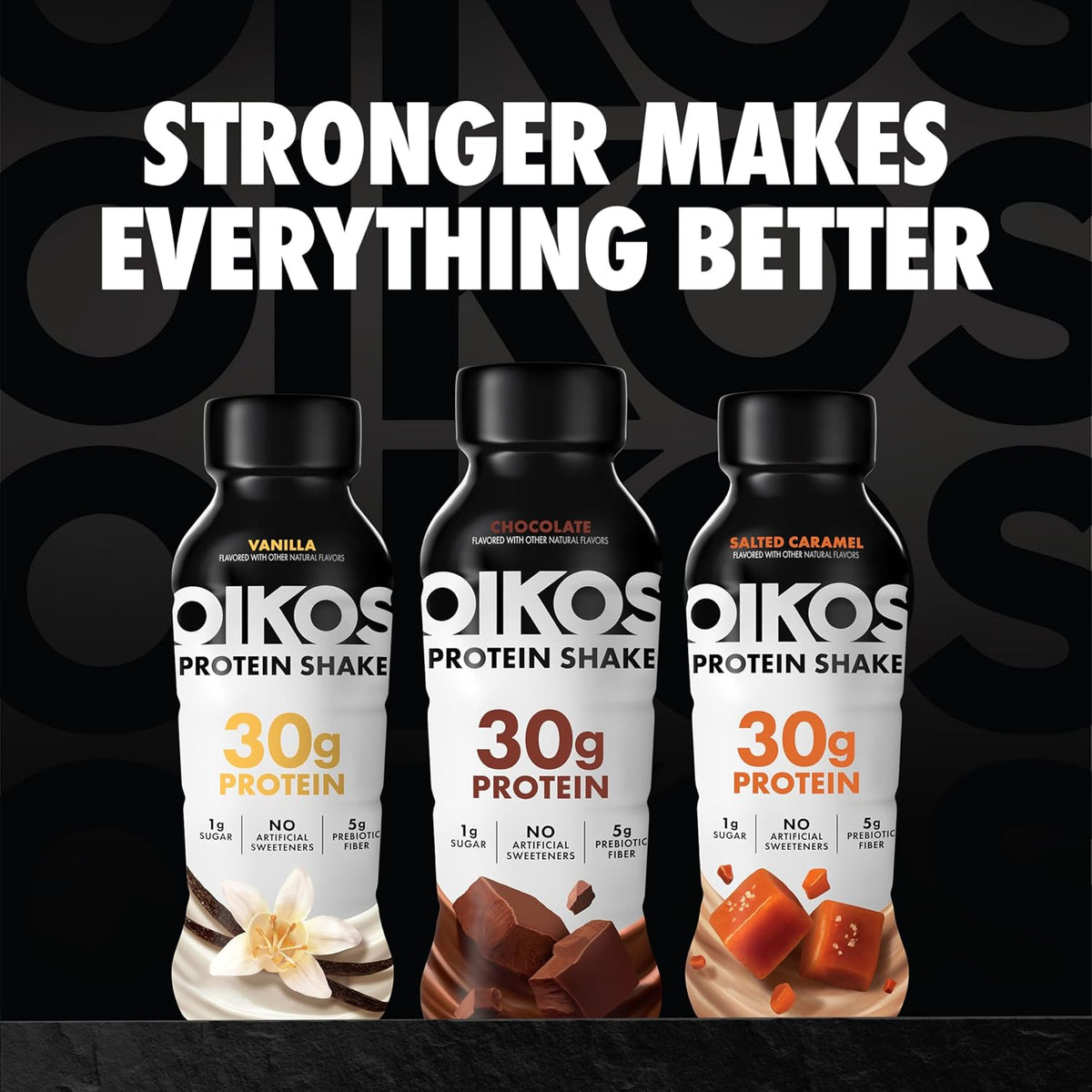 Oikos Protein Shake, Vanilla, 30g Protein, 12 fl oz, 12 Count
