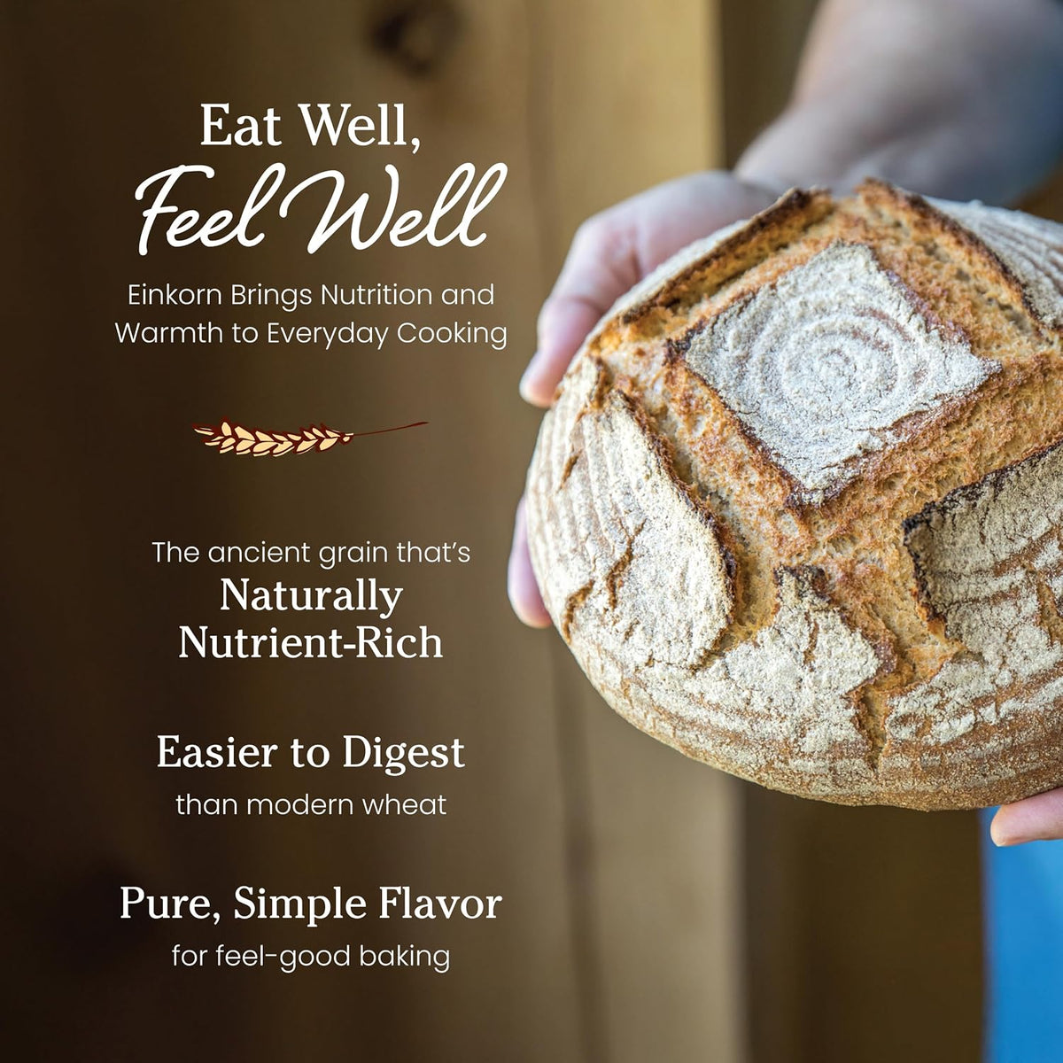 Jovial Organic Einkorn Whole Wheat &amp; Unbleached All Purpose, 32 Oz, 2 Pack