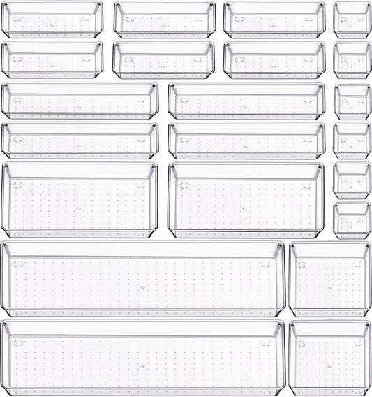Criusia 22 Pcs Drawer Organizer Bins