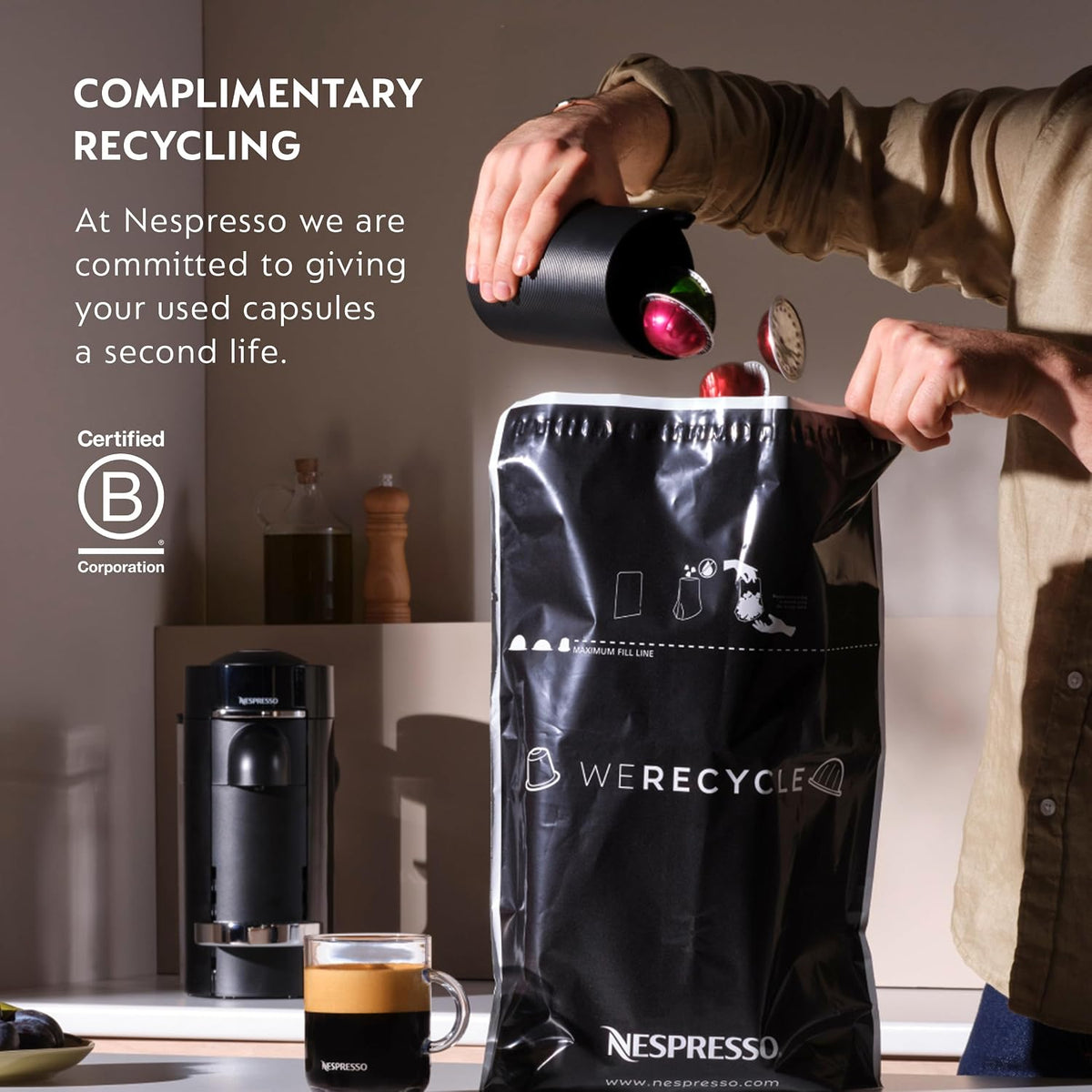 Nespresso Limited-Edition Vertuo Pop+ Coffee & Espresso Maker by Breville