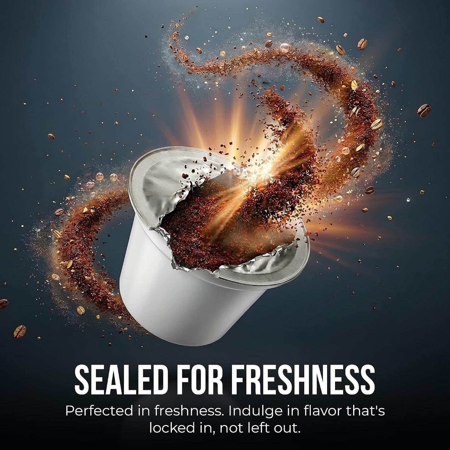 Caffè Garibaldi French Roast Coffee Pods, Dark Roast, 12 Count K Cups | 100% Arabica Dark Roast Coffee Pods Compatible With Keurig K-Cup Brewers, Recyclable Single-Serve Capsules, 12 Count Pack