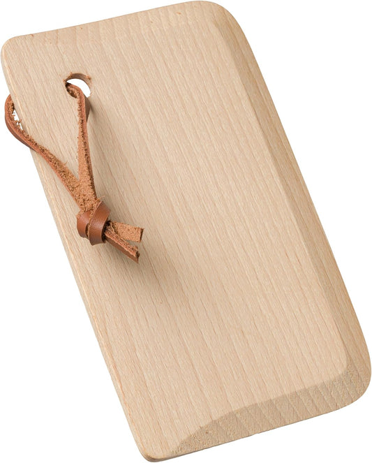 Redecker Wooden Dough Separator & Board Scraper – Durable Untreated Beechwood, Dual Function for Precise Portioning & Neat