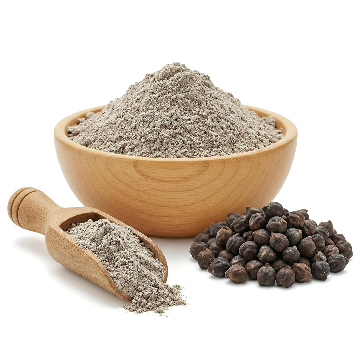 NY Spice Shop Pure Kala Chana Besan - 1 Pound Black Chickpea Flour - Fine Chick Peas Flour - Healthy & Superfine Powder