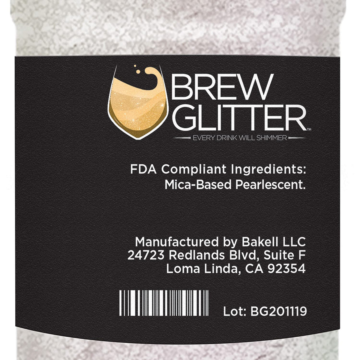 Blue Iridescent BREW GLITTER Edible Glitter For Drinks, Cocktails, Beer, Garnish Glitter &amp; Beverages | 100% Edible &amp; Food Grade | Vegan, Gluten, Nut Free (45g Shaker, Blue Iridescent)