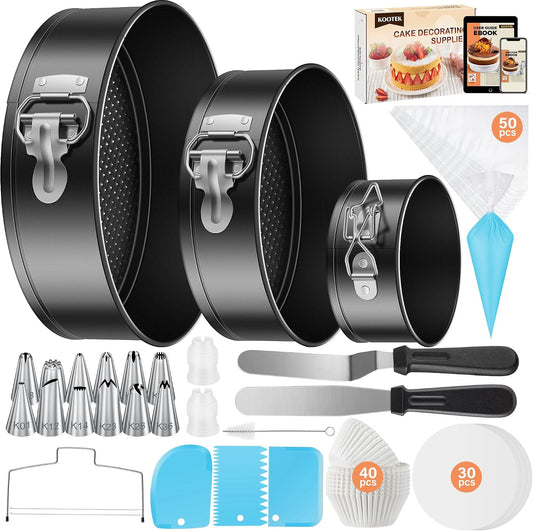 Kootek 144PCs Cake Pan Set