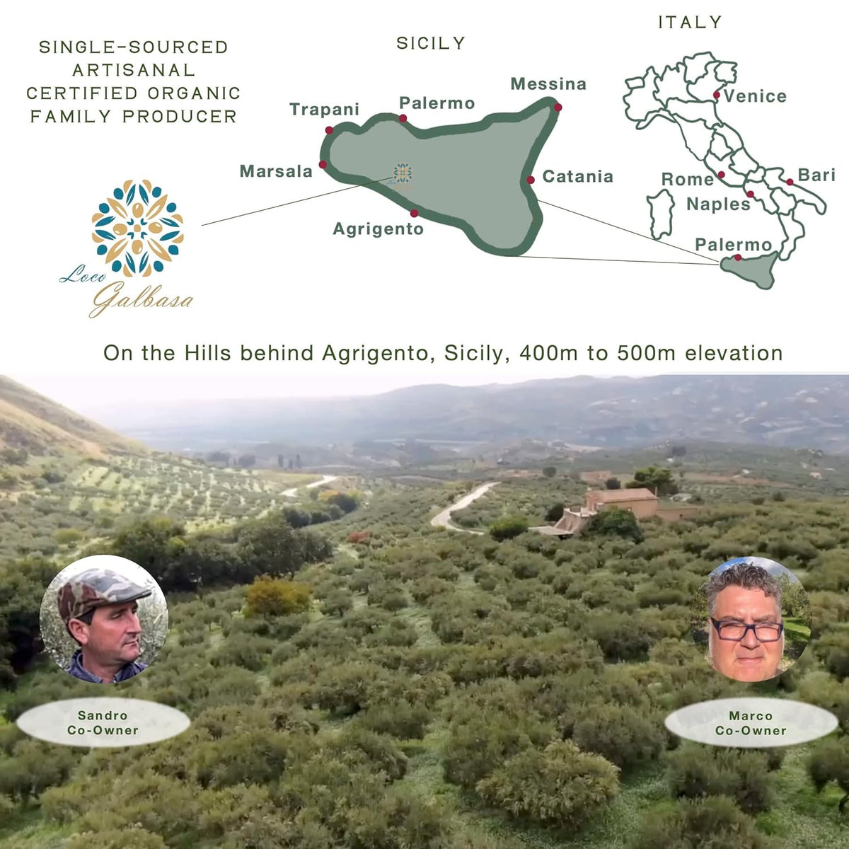 Galbasa - Organic Olive Oil from Sicily