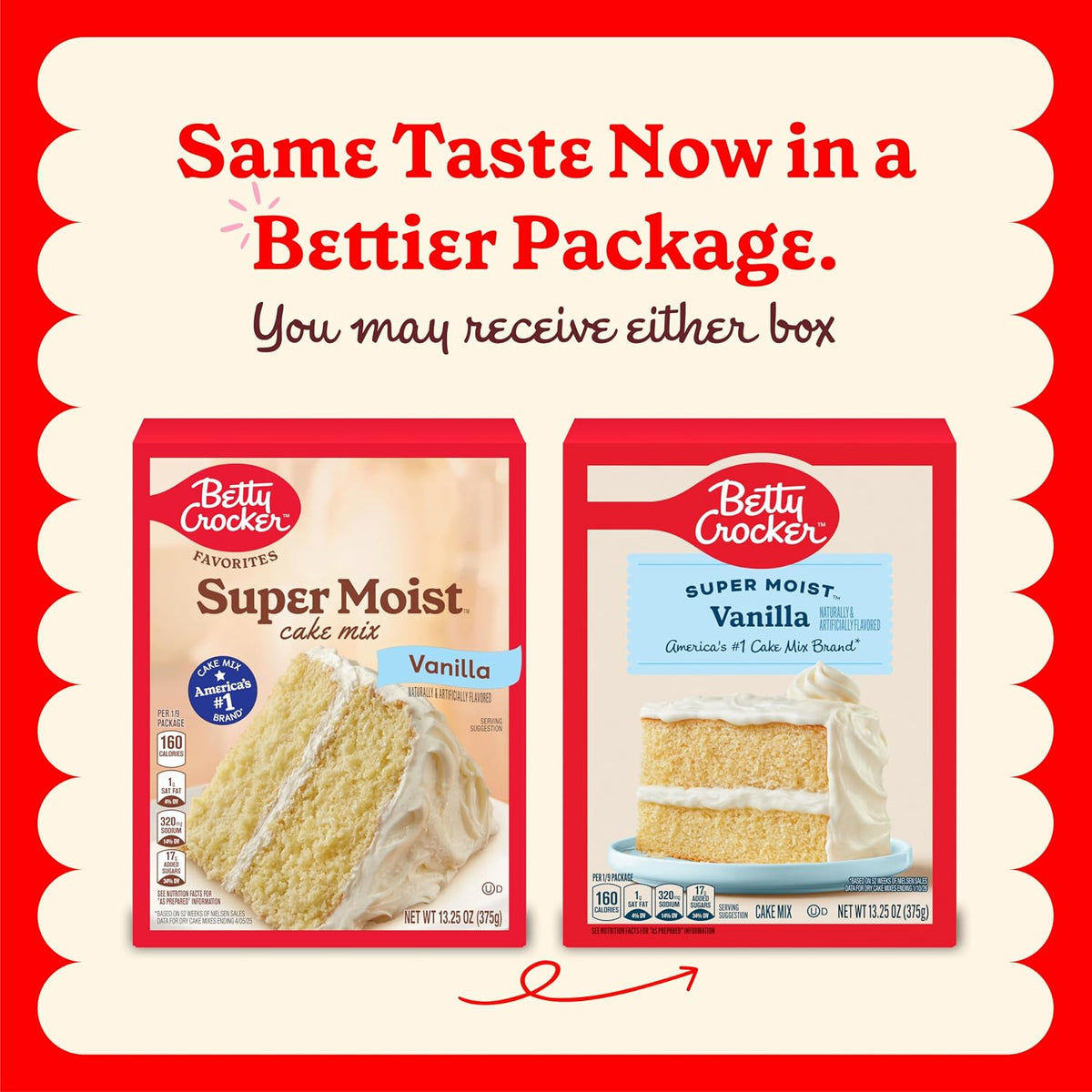 Betty Crocker Favorites Super Moist Vanilla Flavored Cake Mix