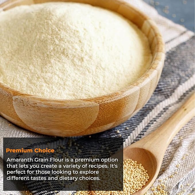 NY SPICE SHOP Amaranth Grain Flour - Rajgira Atta - Perfect for Baked & Non-Baked Goods - Nutrient Rich Superfood - Good Source of Complete Protein – 3 Pound