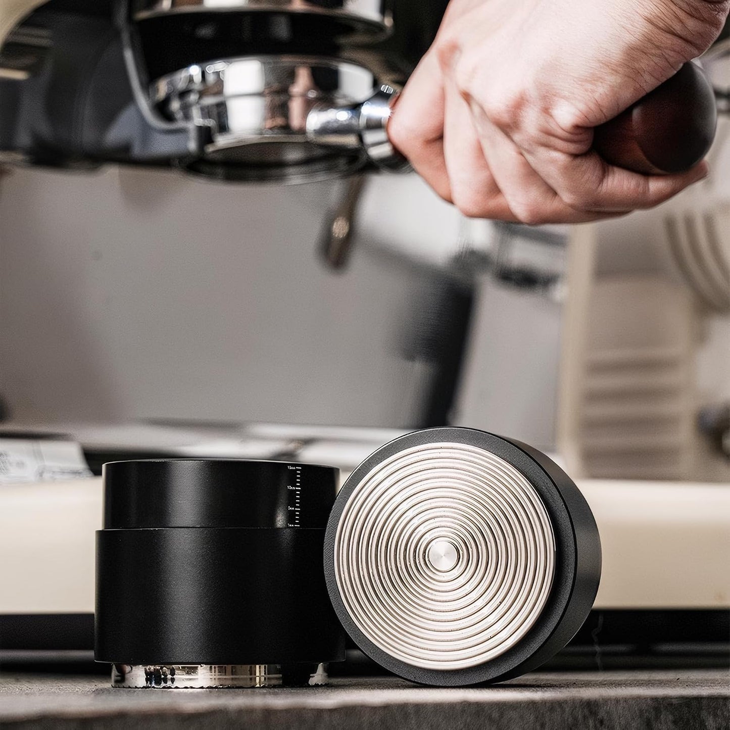 53MM Espresso Tools - Professional WDT Tool, Coffee Distributor &amp; Tamper with 3-in-1 Design, 304 Stainless Steel Barista Essentials for Home Coffee Brewing, Beginner-Friendly Accessories
