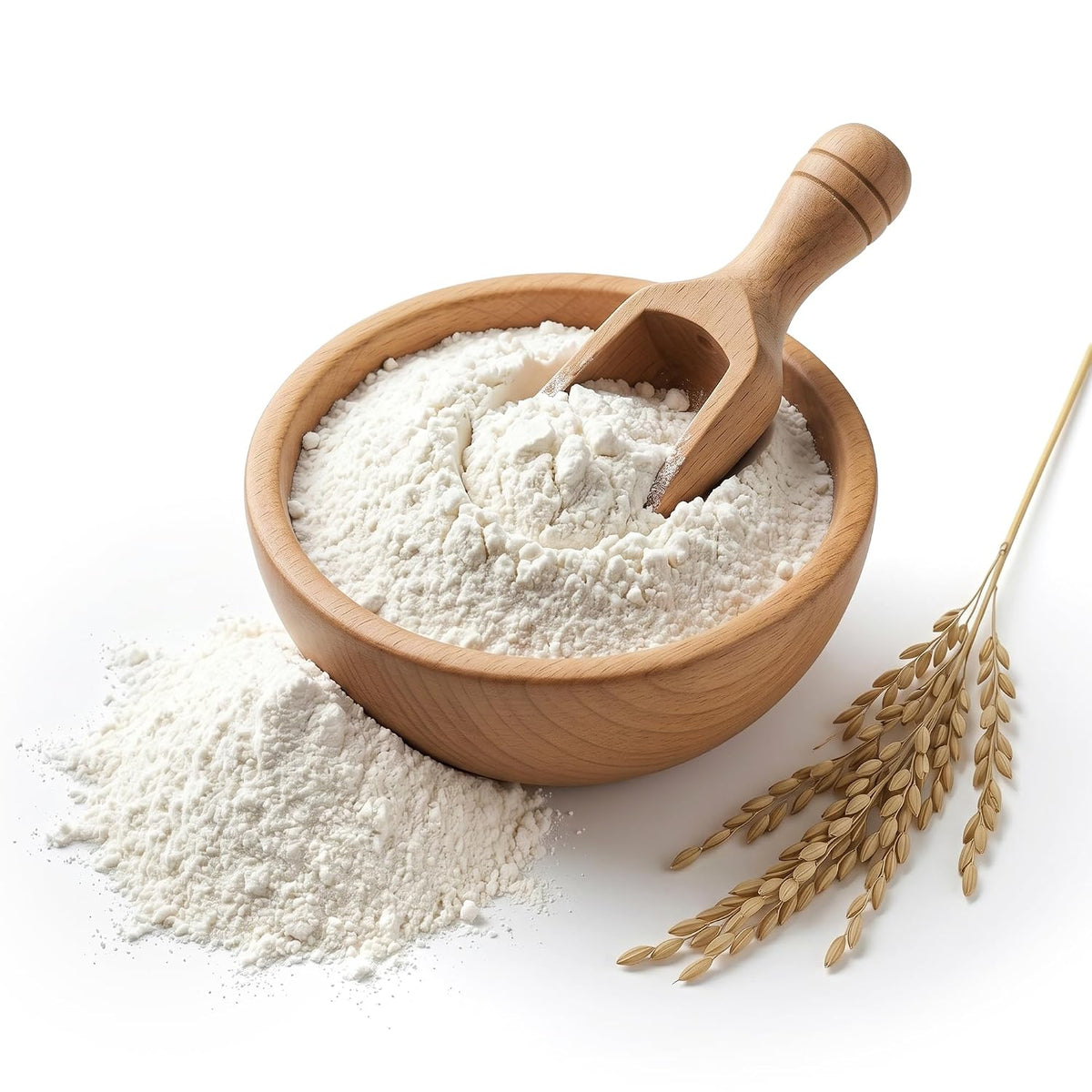 NY Spice Shop Rice Flour - 3 Pound All Natural White Rice Flour for Sourdough Bread - White Rice Grain Flour for Baking