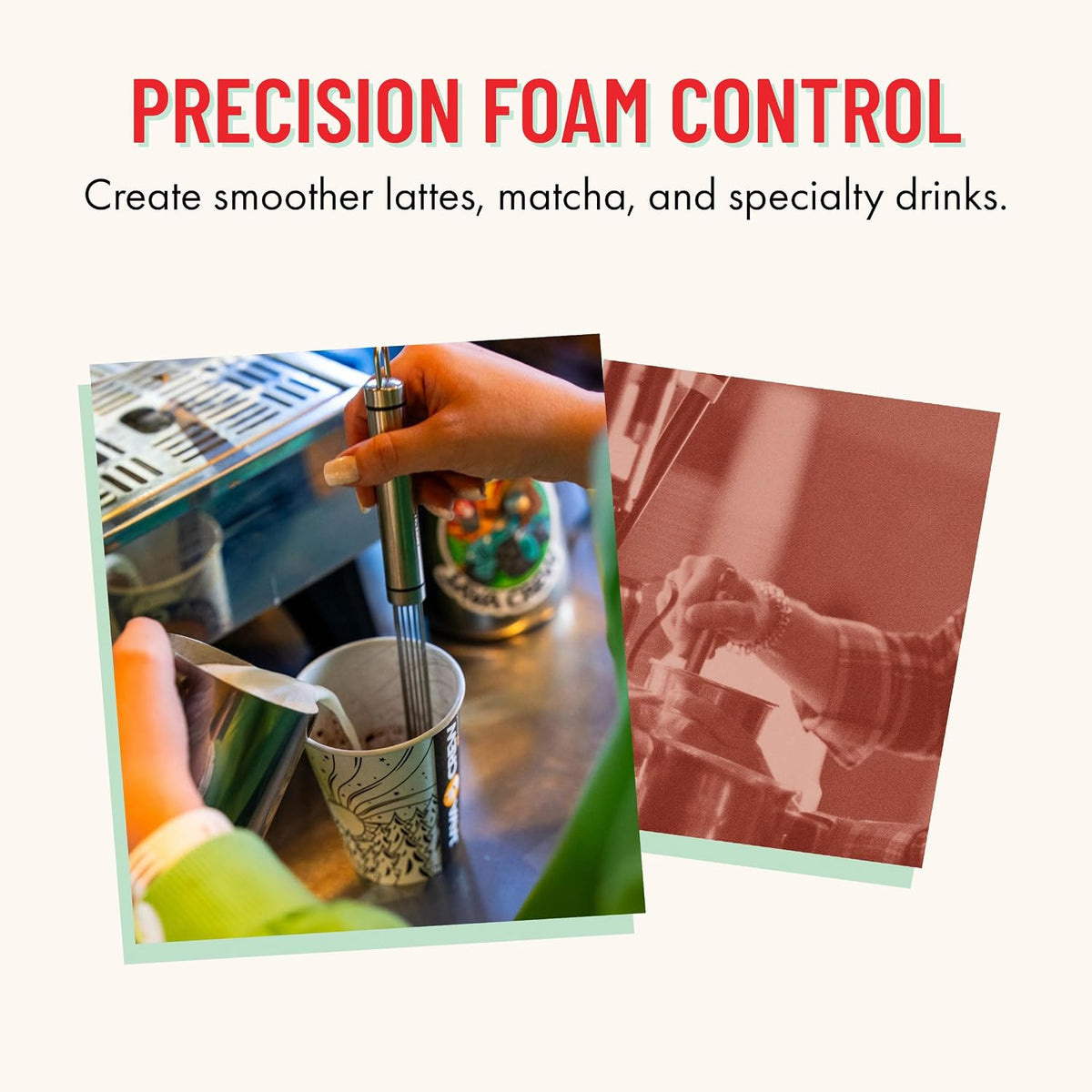 Baristir by Gosh That's Good | Barista Mixing Tool - Coffee, Matcha &amp; Tea