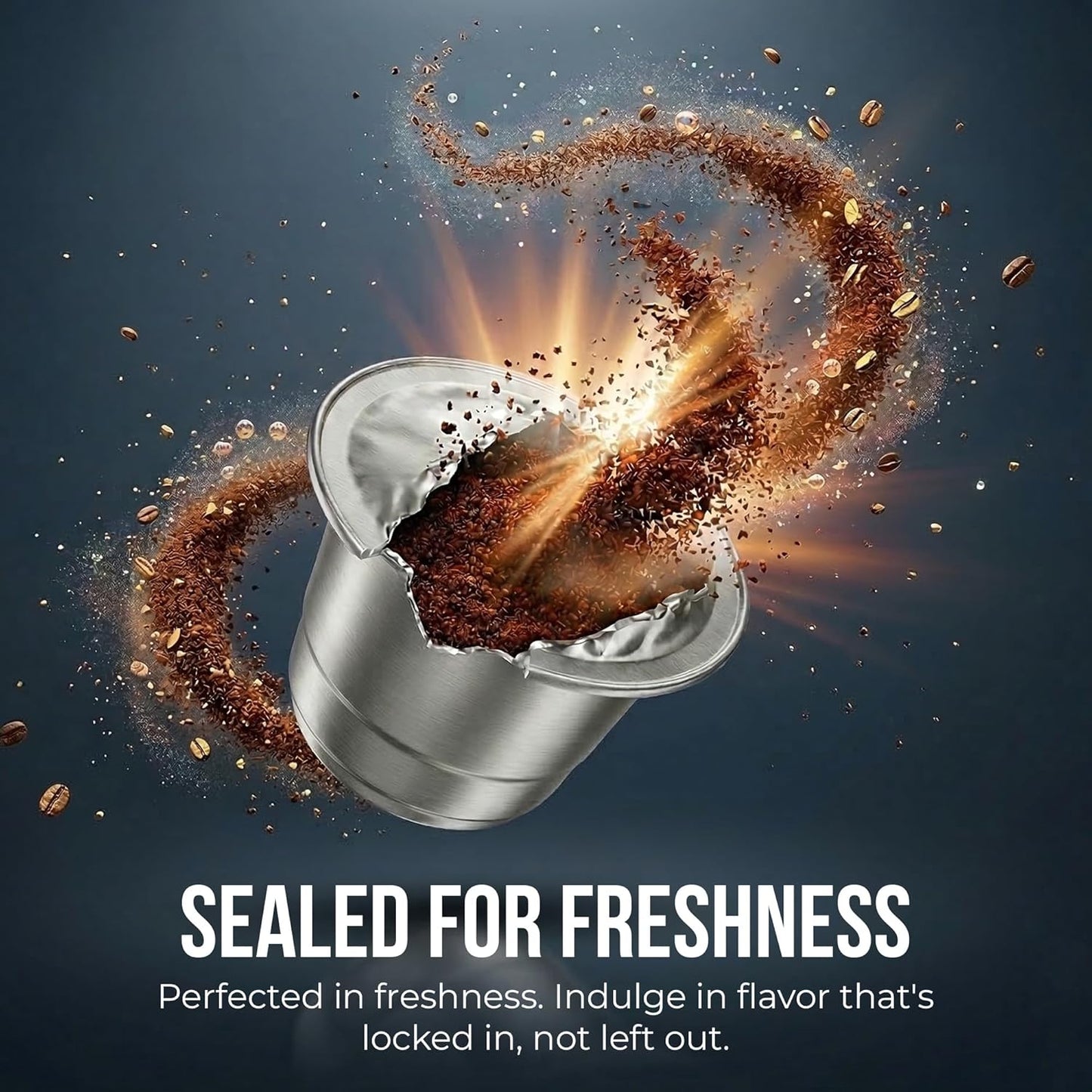 Gran Caffè Garibaldi Espresso Pods, Decaffeinato, 50Count | Italian Roasted Coffee, Decaf Capsules, Intense &amp; Rich Aroma - 50 Aluminum Cups