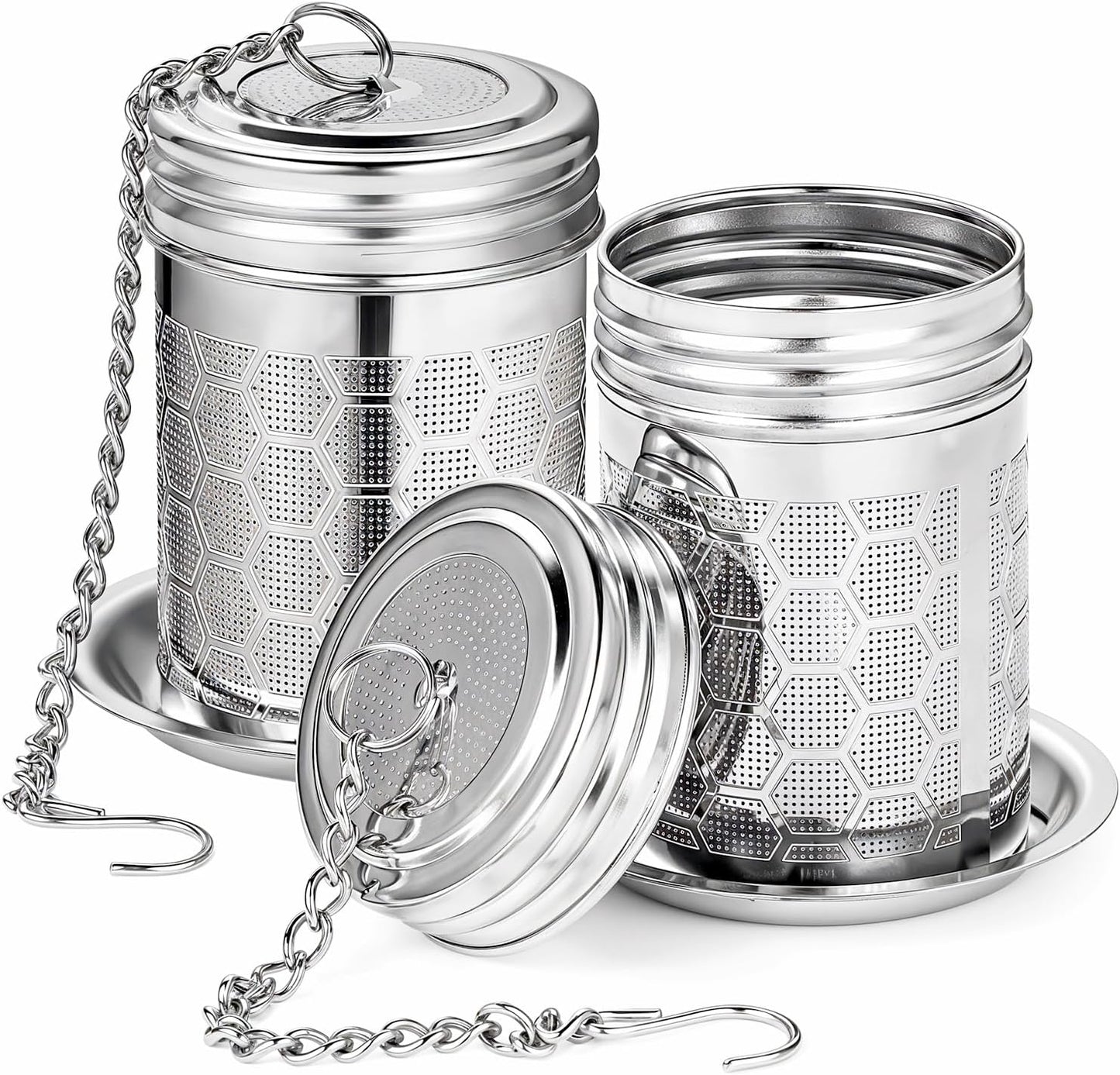2 Pack Tea Infusers For Loose Tea, 304 Stainless Steel, 2 Inch
