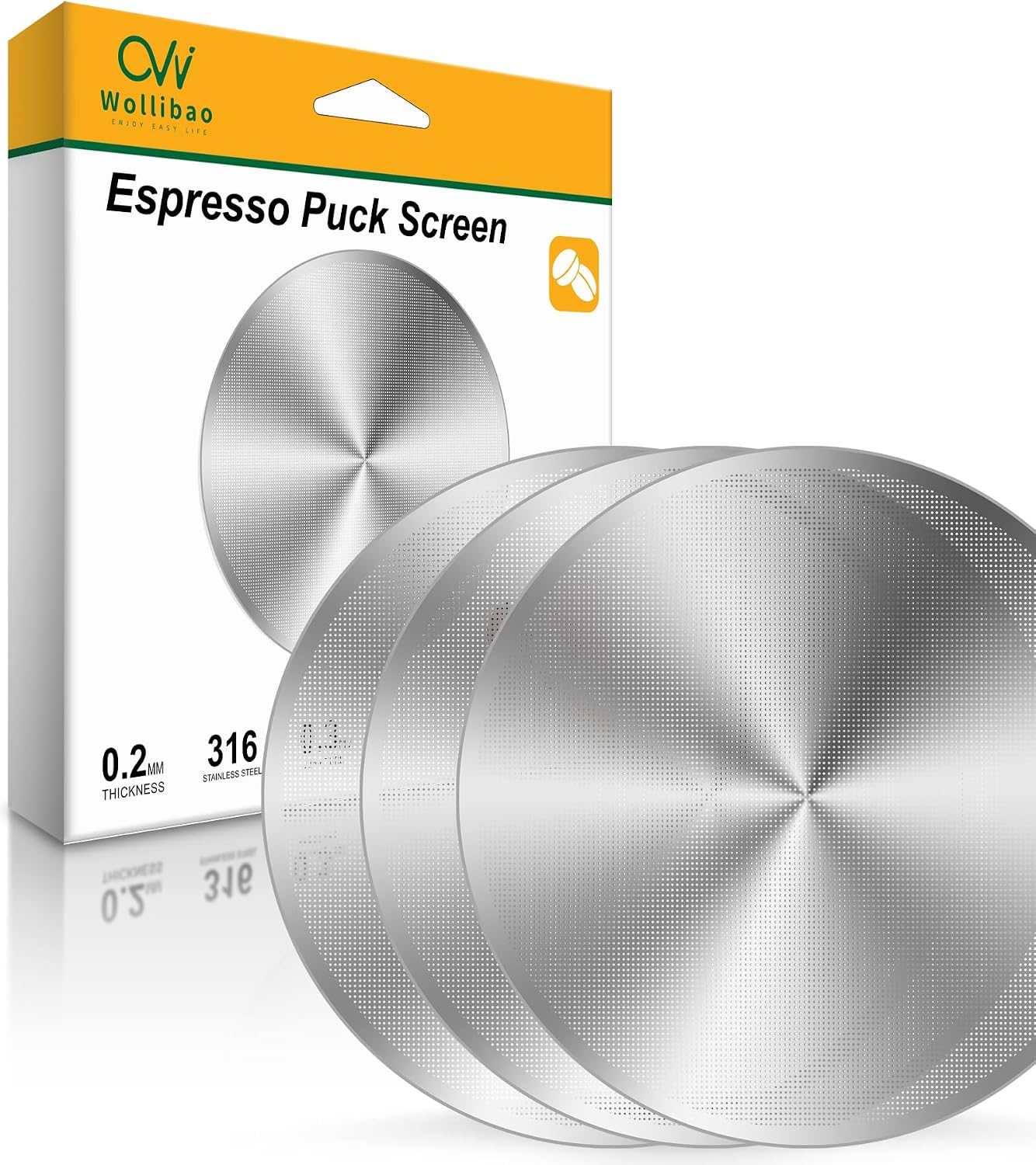 Espresso Puck Screen for CASABREWS Espresso Machine, 51mm, 3 Pack