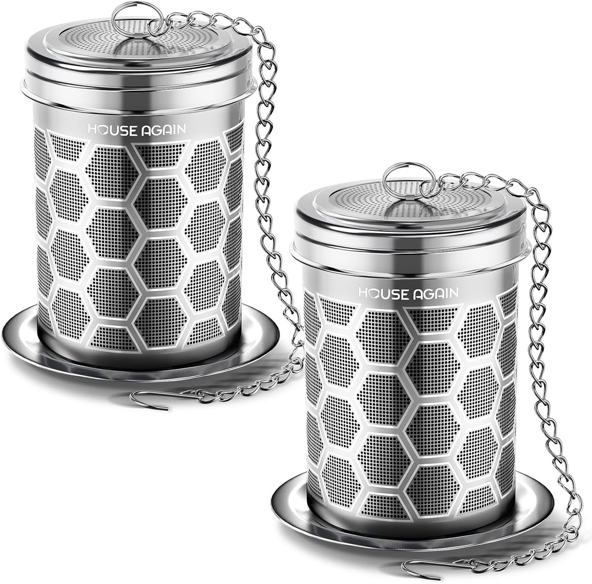 House Again 2 Pack Tea Strainers for Loose Tea