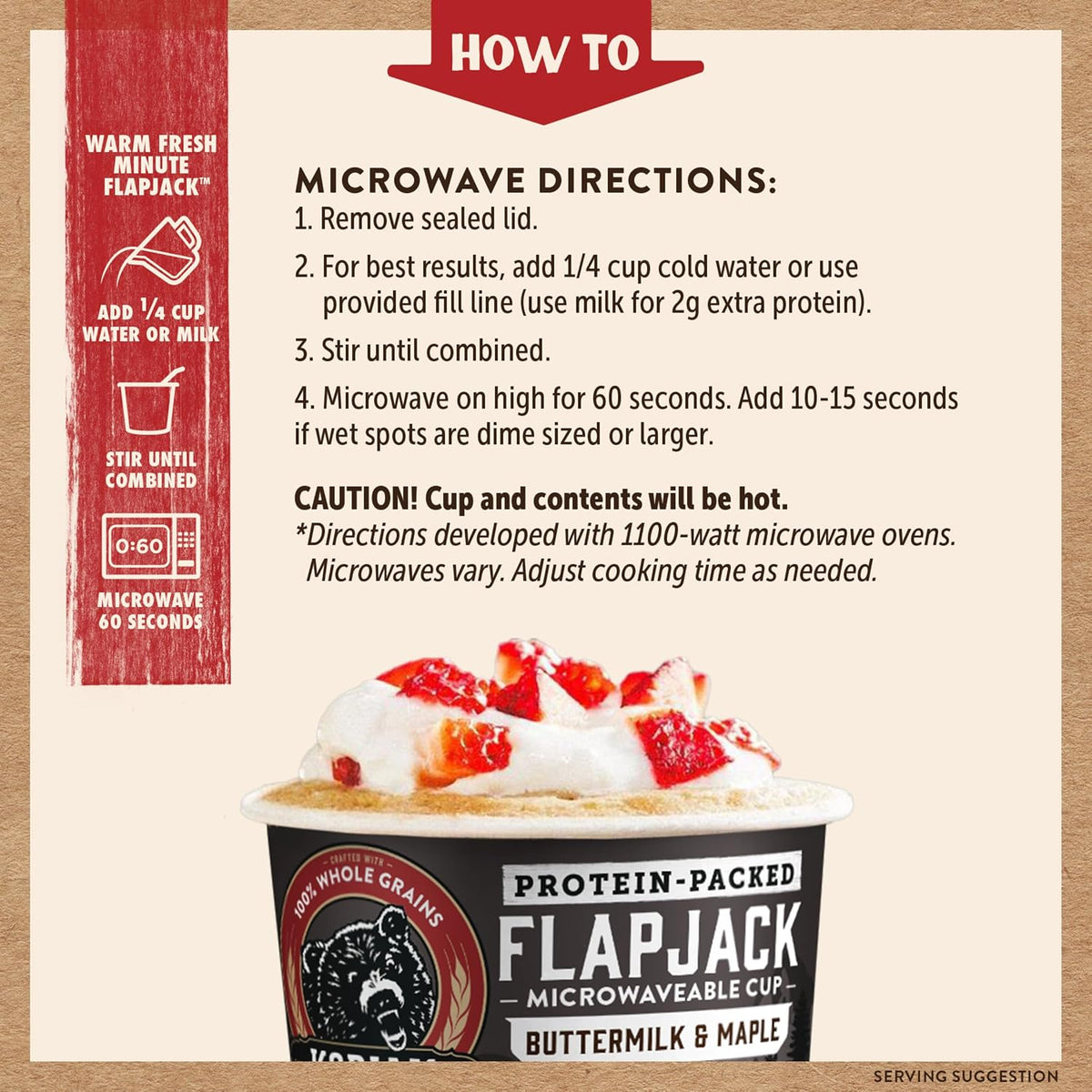 Kodiak Cakes Instant Pancake & Flapjack Cups