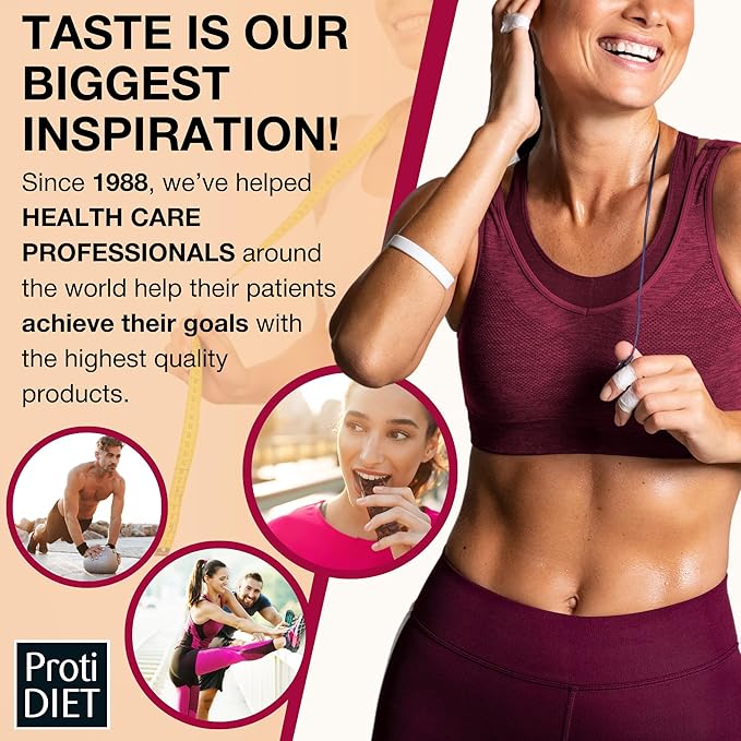 ProtiDIET Naturally Flavored Protein Pancake Mix - Low Fat High Protein Snacks - Nutrient-Rich Pancakes for Breakfast - Perfect On-the-Go Pancakes - 7 Pancake Mix Packets Per Box