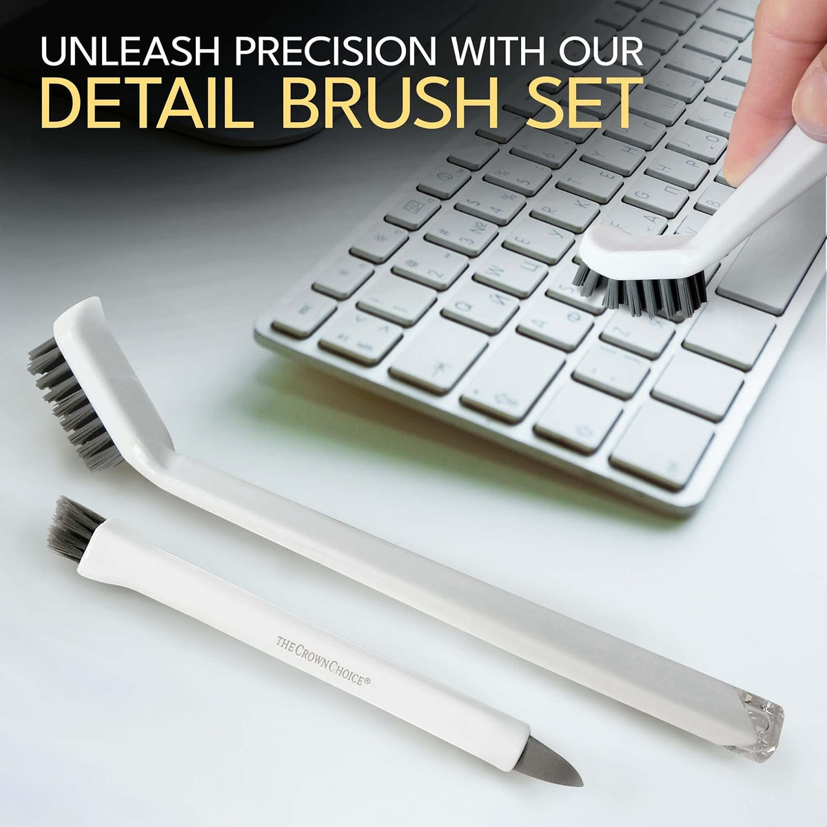 Grout Cleaning Brushes Set (3 Pcs) Deep Cleaner Multi-Purpose Stiff Bristle Brush, Cleaning Toothbrush for Cleaning Corners, Spaces, Tile, Shower, Window &amp; Door Track, Floor, Juicers and Tight Spaces