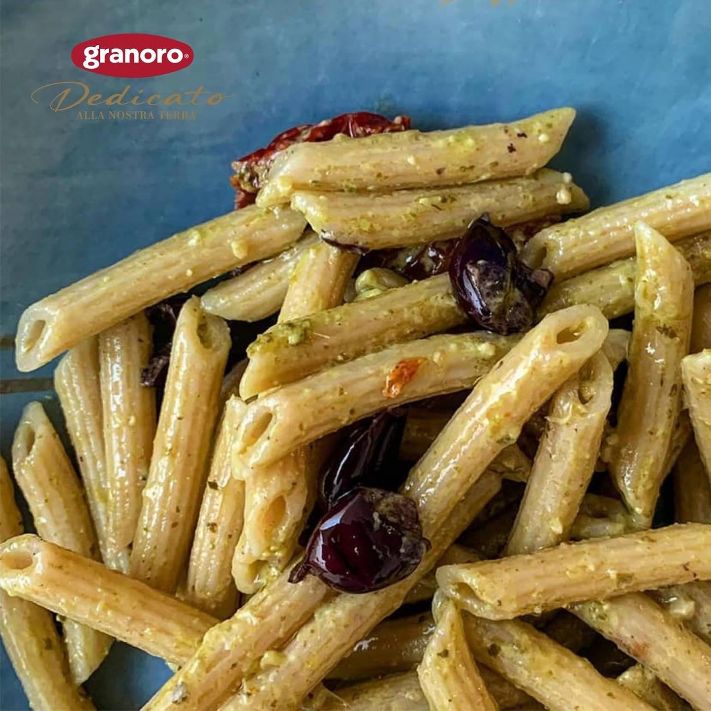 Granoro Dedicato Penne BIrigate (Double Ridged) #259 - Authentic Italian Pasta, Made from 100% Puglia Durum Wheat Semolina, Bronze Die, Non-GMO, Vegan, 1 lb Bags (Pack of 3)