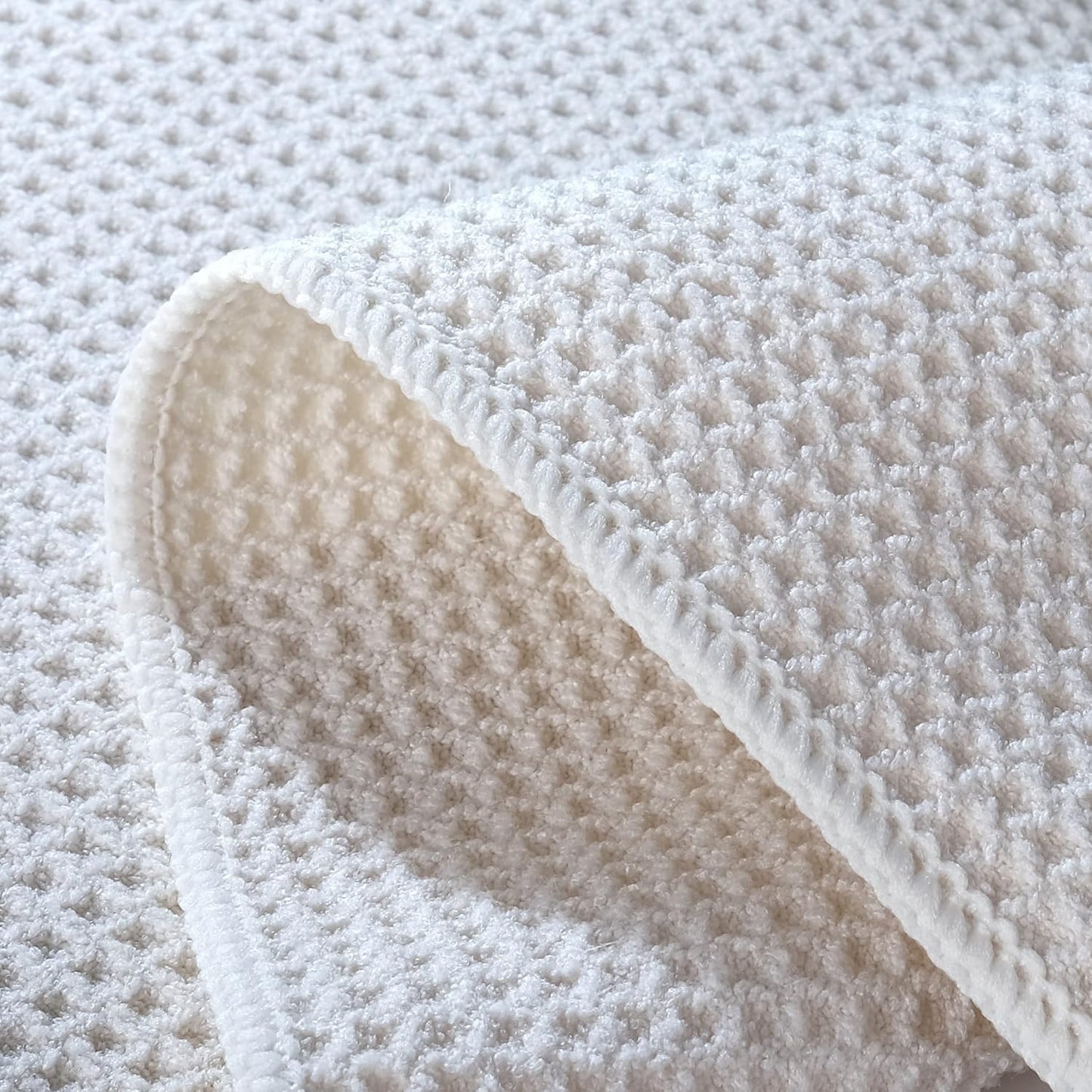 POLYTE 340 GSM Microfiber Waffle Kitchen Dish Cloth, 12x12 in, 12 Pack