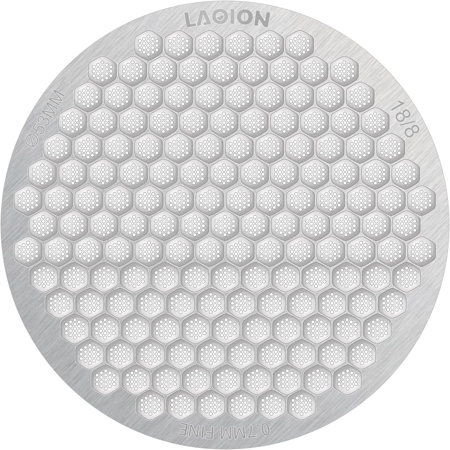 LAOION 53.3mm Espresso Puck Screen, Reusable Espresso Filter Screen