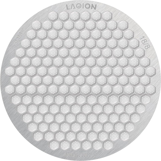 LAOION 53.3mm Espresso Puck Screen, Reusable Espresso Filter Screen