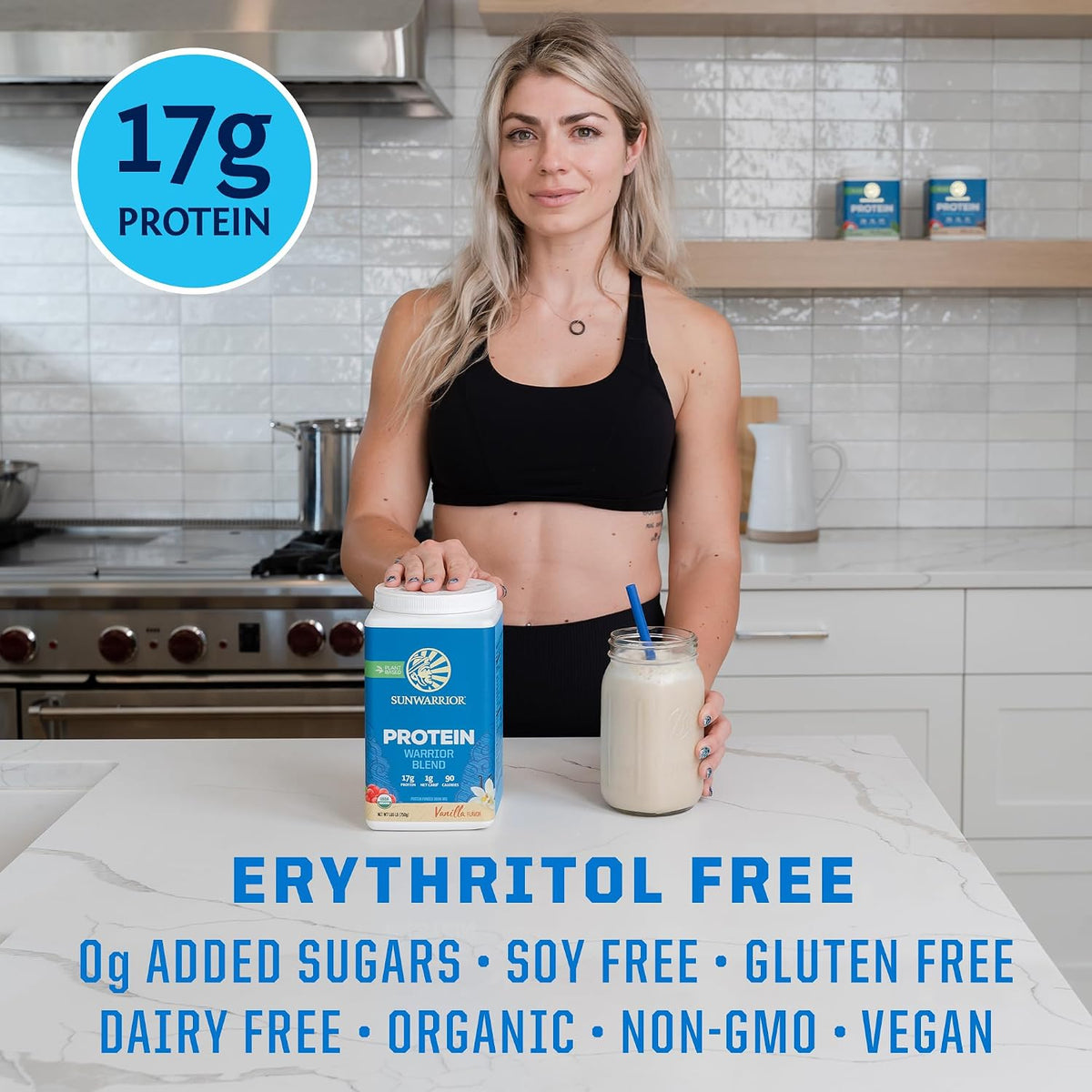 Sunwarrior Vegan Protein Powder Organic Plant-Based Protein