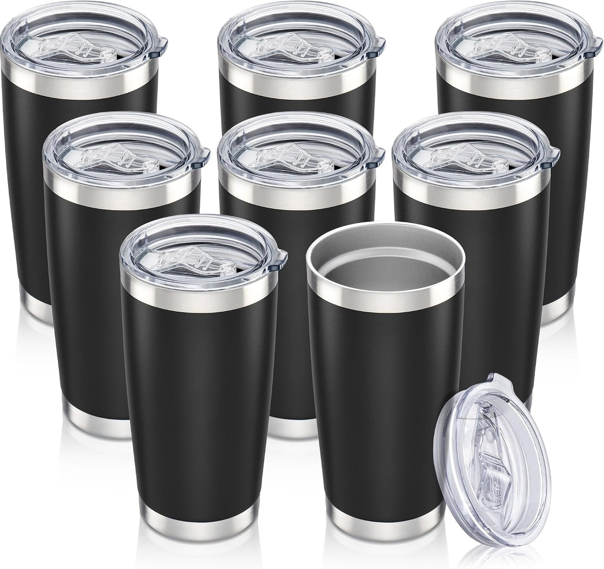 20 oz Tumbler with Lid Stainless Steel Insulated Tumblers Bulk Cups Mug
