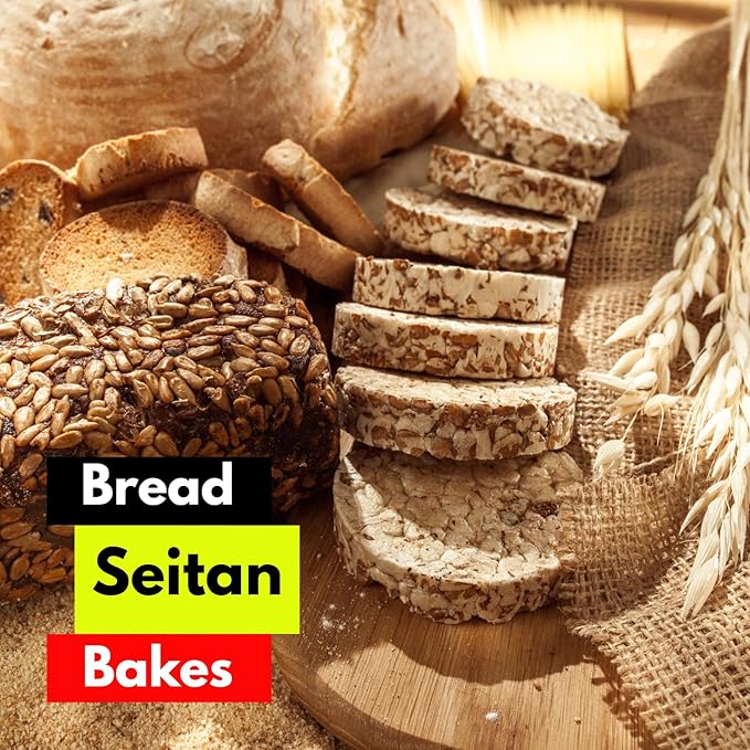 Food & Beyond Vital Wheat Gluten 4 lb x 2 Pack (8 LB) | High-Protein Natural Wheat Flour | Premium Quality for Baking, Bread, Pizza Dough & Seitan Recipes