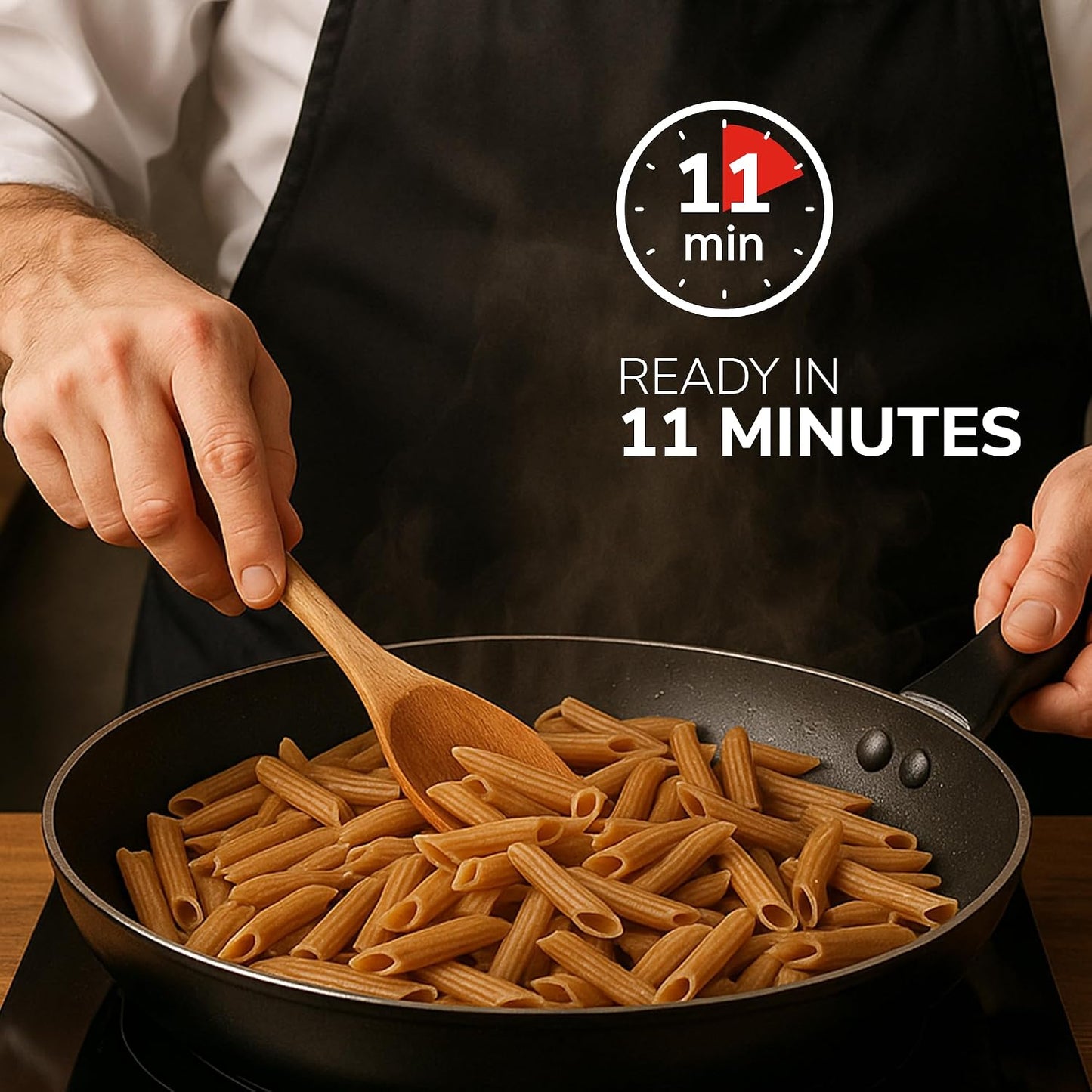 Garofalo - High Protein Penne Rigate Pasta | Premium Durum Wheat Semolina with 19g Protein &amp; 12g Fiber | Italian Made, Bronze-Drawn, PGI Certified (16 oz, 4-Pack)