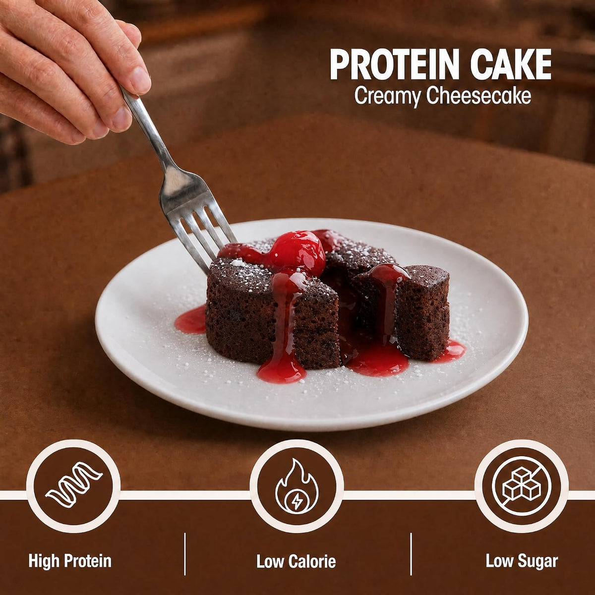 Wonderslim High Protein Cake Mix, Gluten-Free, 7ct (Double Chocolate Cake)
